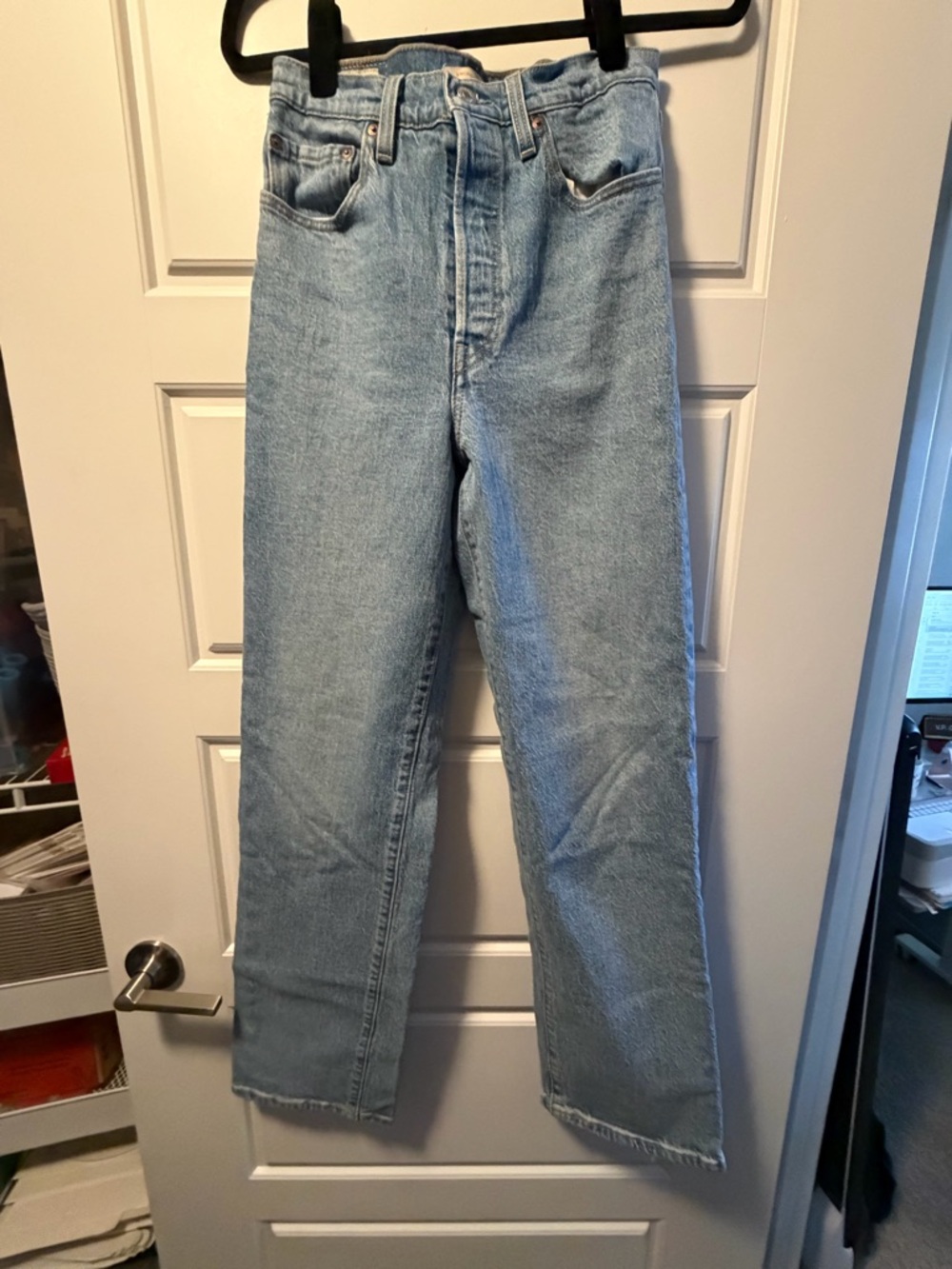 Levi's Light Blue Ribcage Straight Women’s Jeans